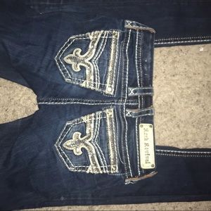 Rock Revival dark wash skinny jeans